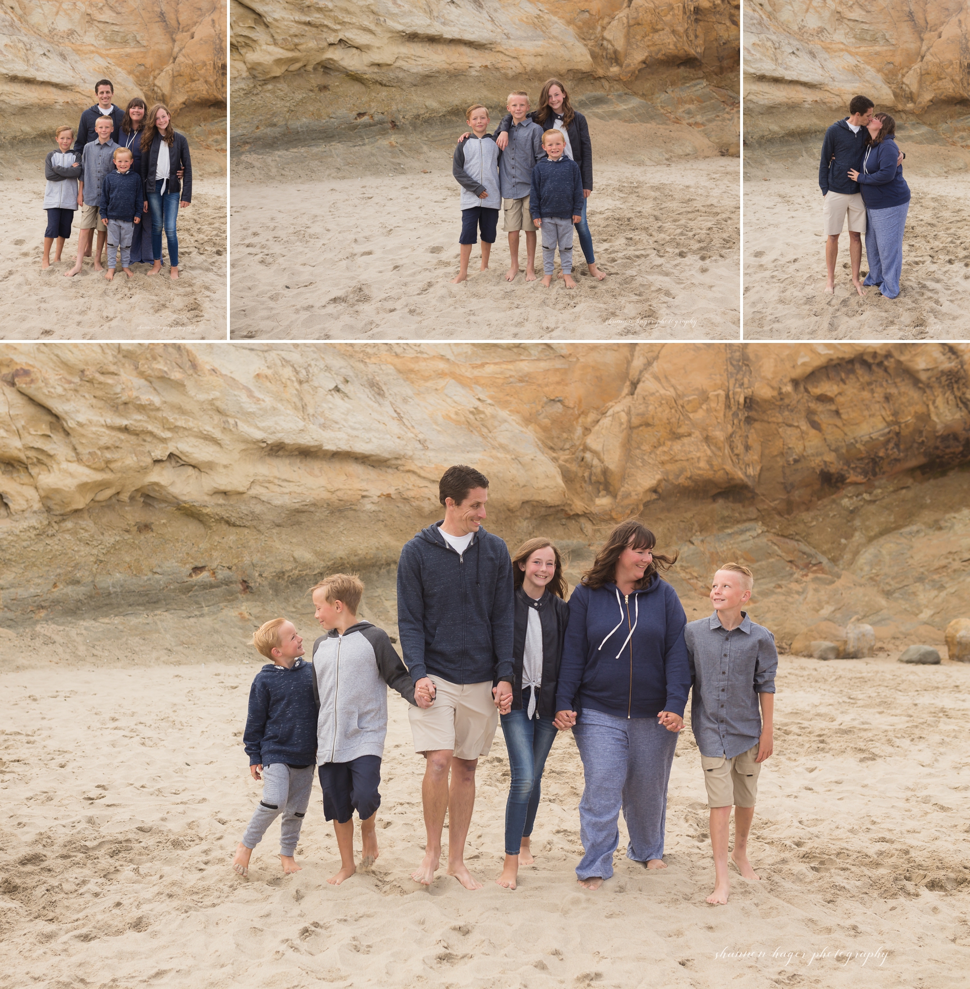 pacific city oregon coast family photographer, cape kiwanda family session, oregon coast family photographer, portland family photographer, shannon hager photography