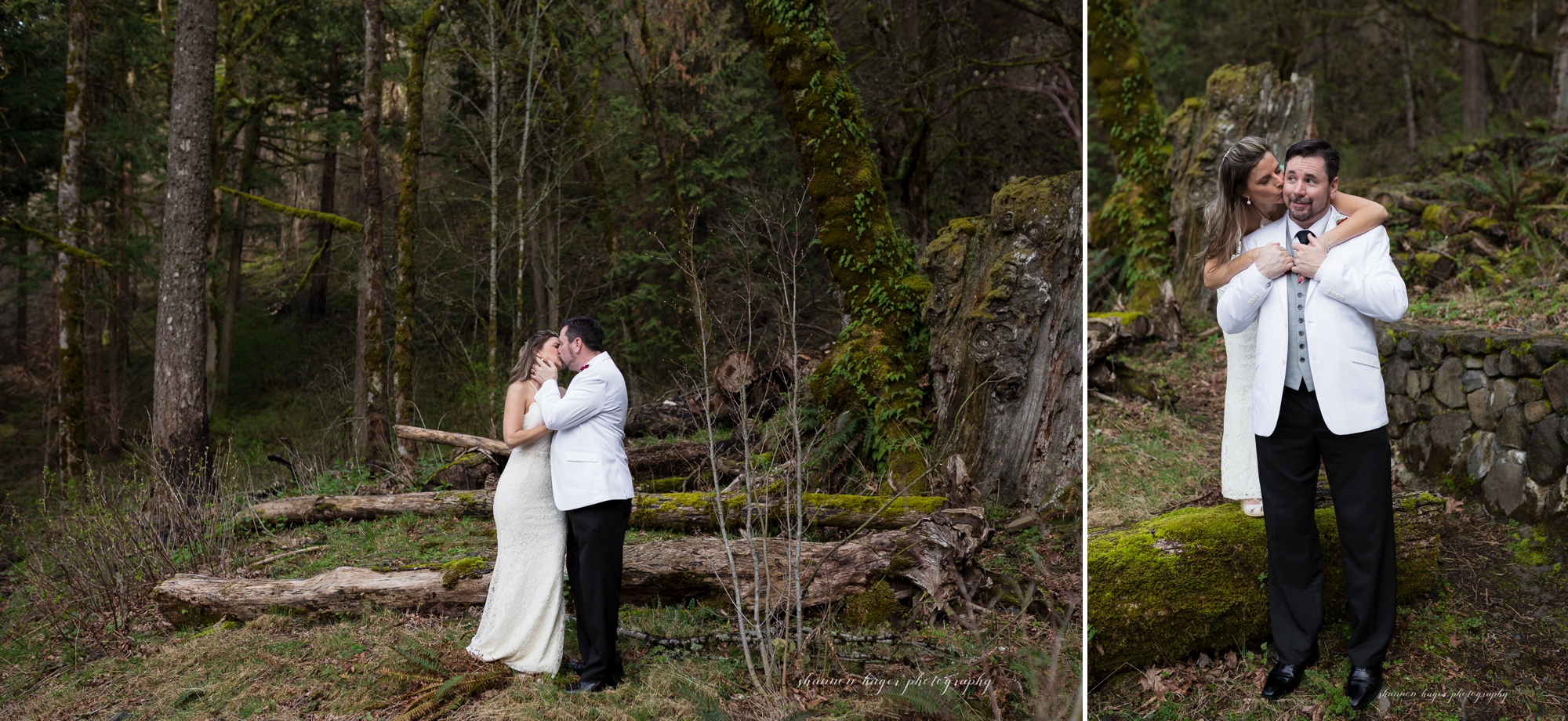 multnomah falls elopement, oregon elopement photographer, oregon destination elopement, shannon hager photography