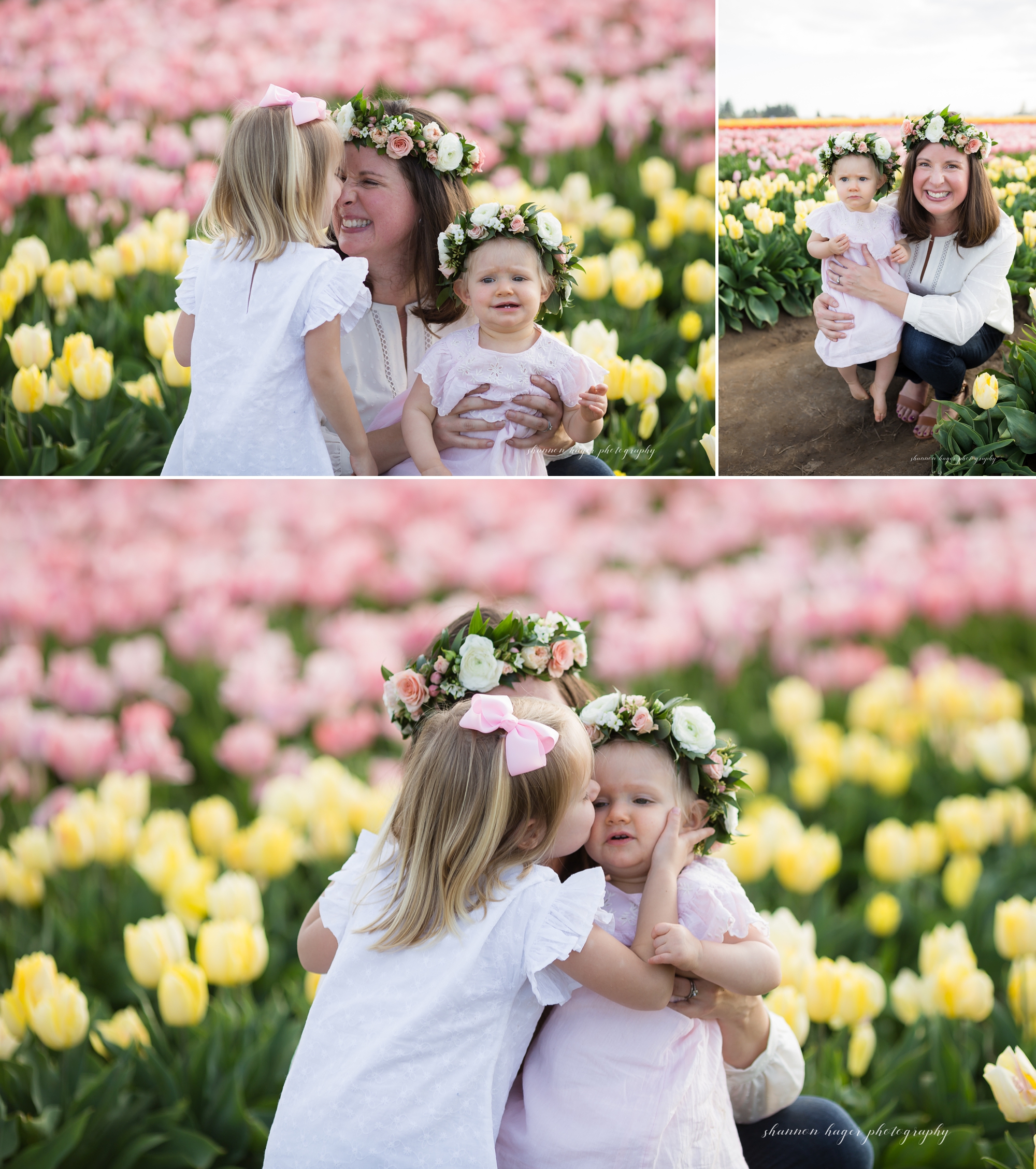 tulip field family photographer, wooden shoe tulip photo sessions, spring mini session portland, shannon hager photography