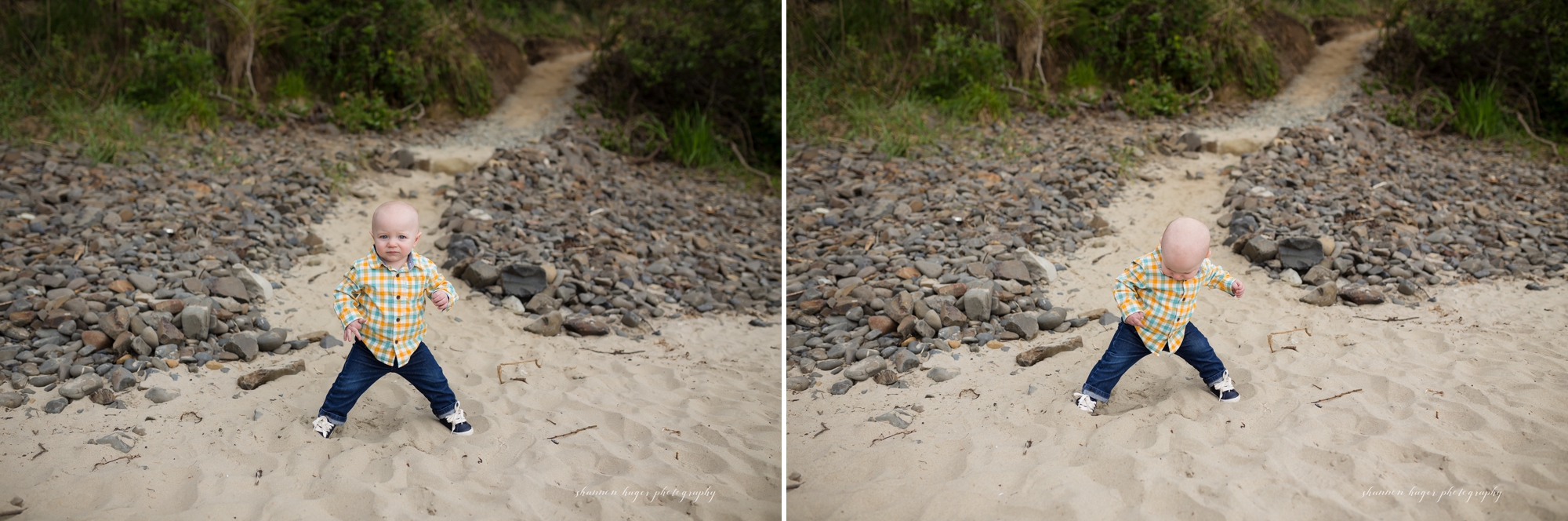 cannon beach family session, 1st birthday photos at the beach, portland family photographer, oregon coast photographer, shannon hager photography