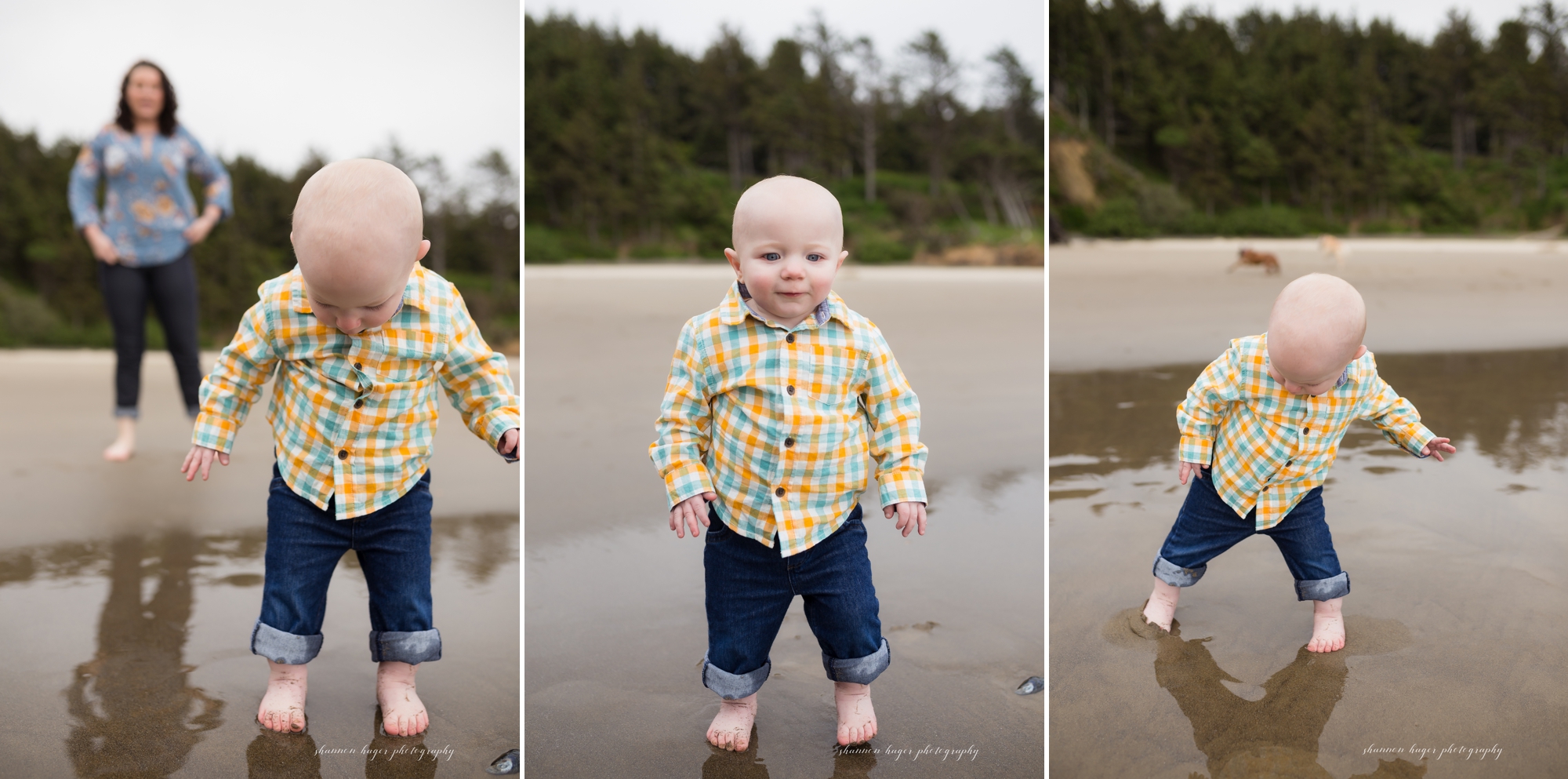 cannon beach family session, 1st birthday photos at the beach, portland family photographer, oregon coast photographer, shannon hager photography
