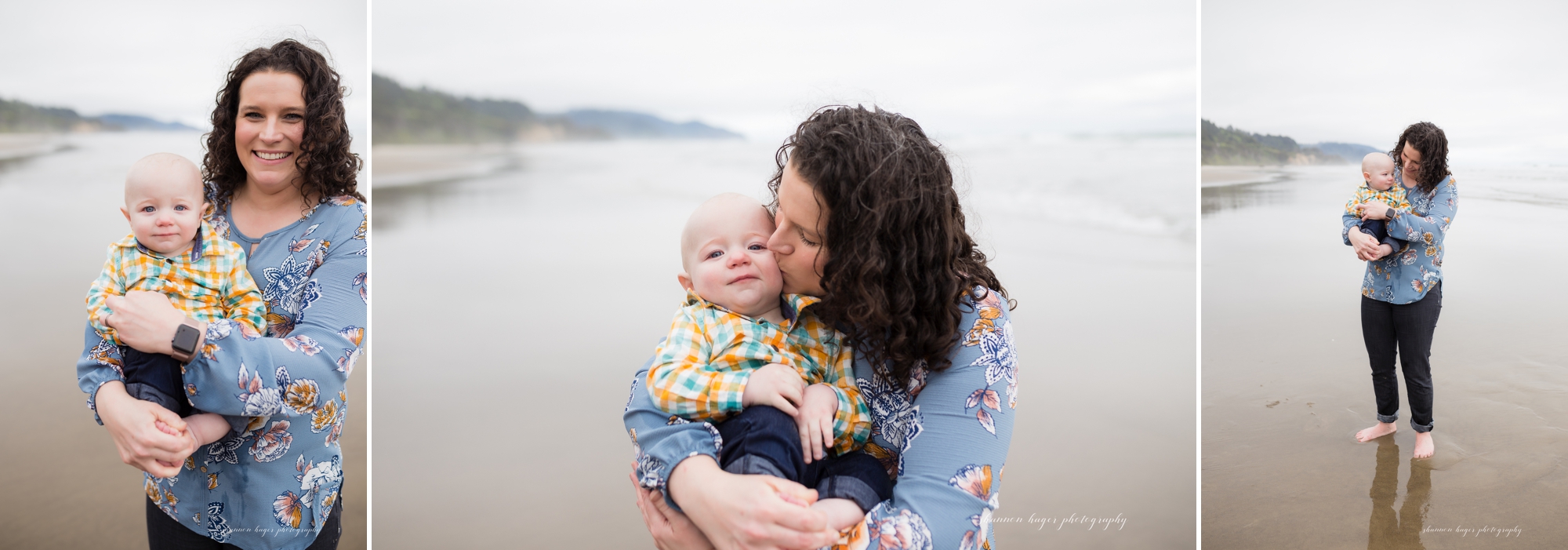 cannon beach family session, 1st birthday photos at the beach, portland family photographer, oregon coast photographer, shannon hager photography
