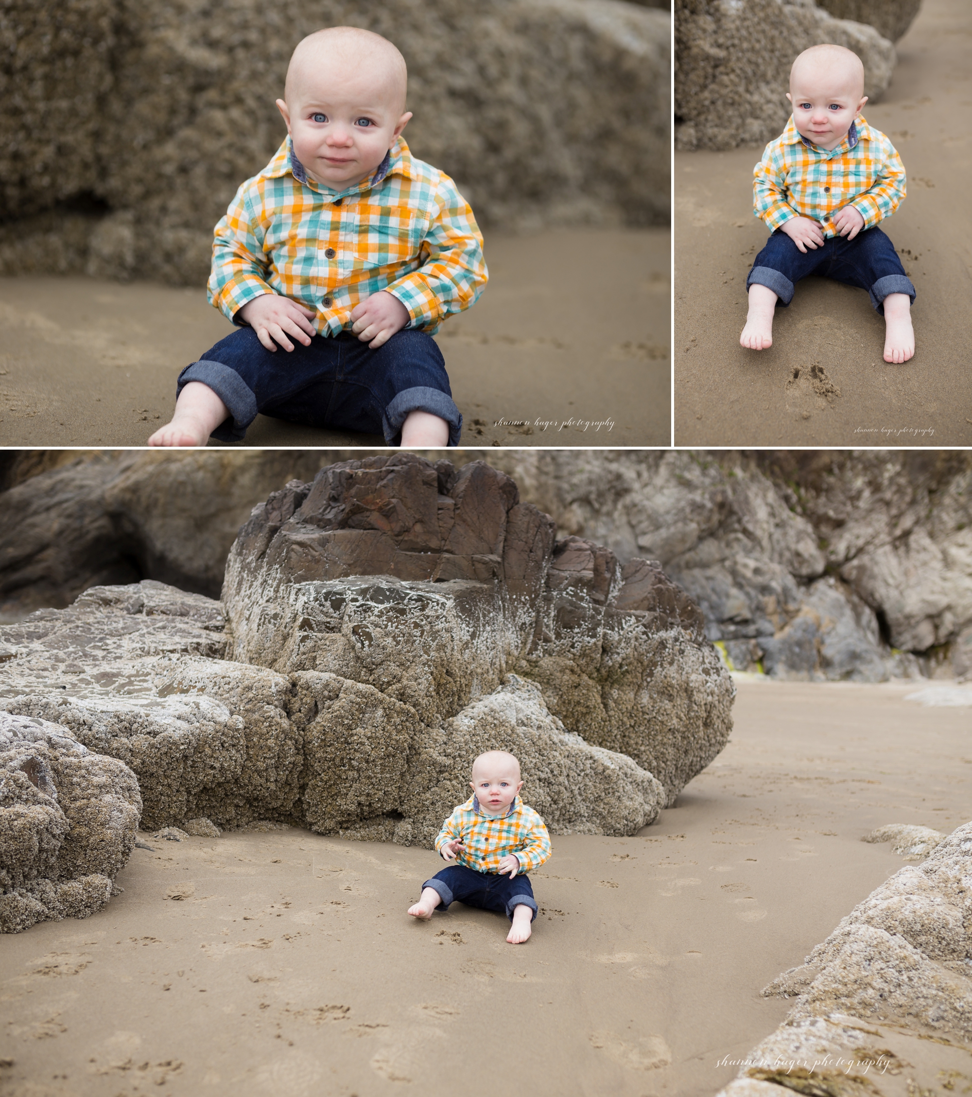 cannon beach family session, 1st birthday photos at the beach, portland family photographer, oregon coast photographer, shannon hager photography