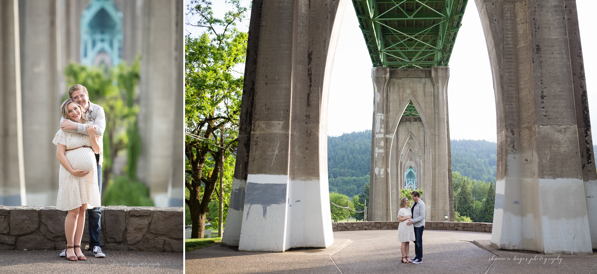 cathedral park maternity session, portland maternity photographer, oregon coast maternity photographer, shannon hager photography