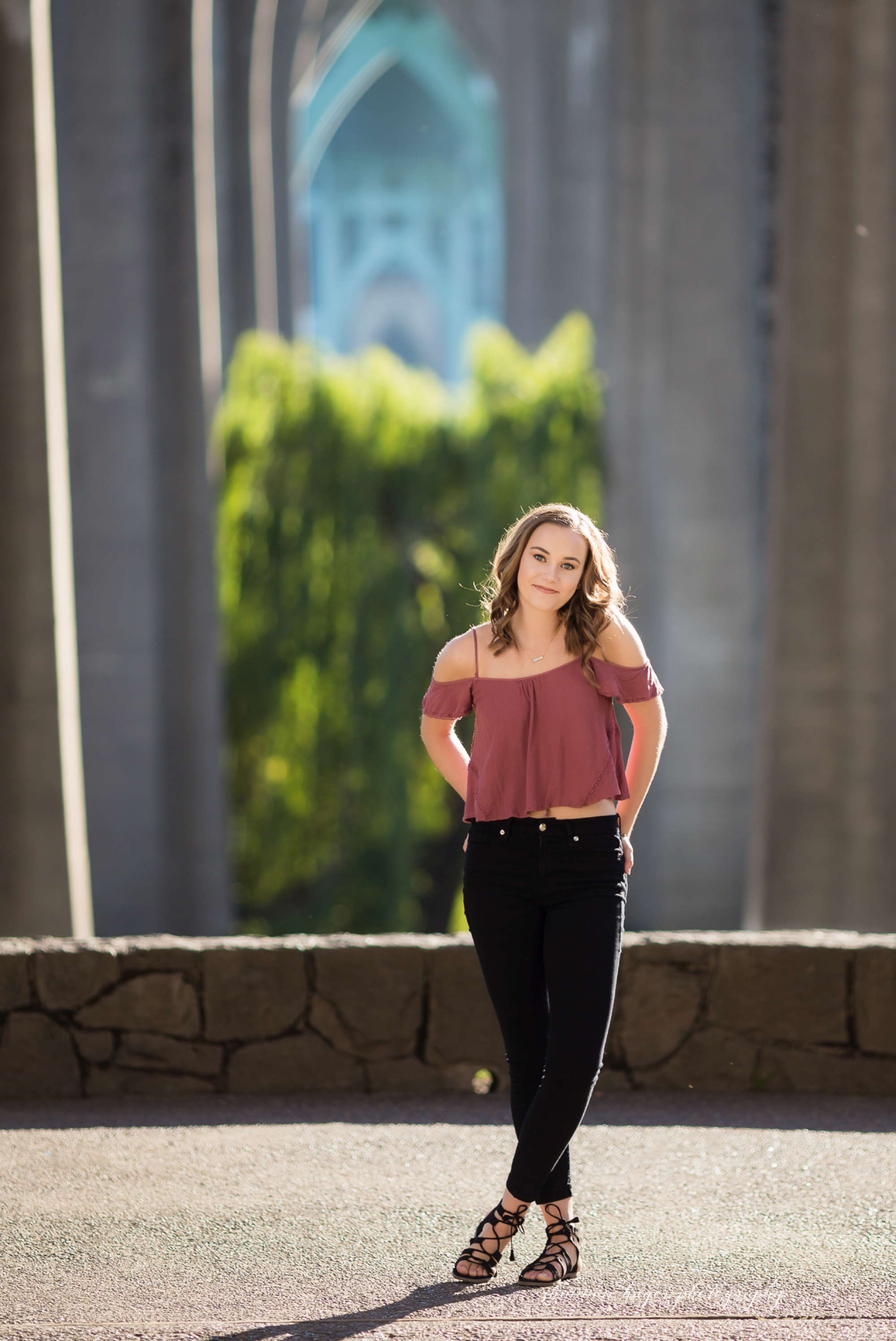 sherwood senior photographer, portland senior photography, cathedral park senior session, summer senior portraits portland