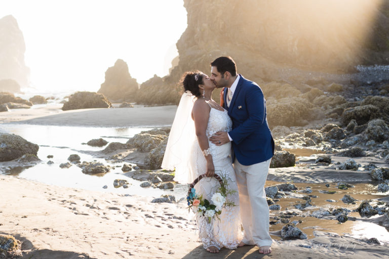 K & S’s Cannon Beach Wedding