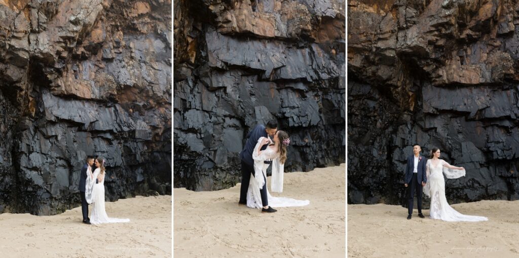 LGBTQ anniversary photos in cannon beach