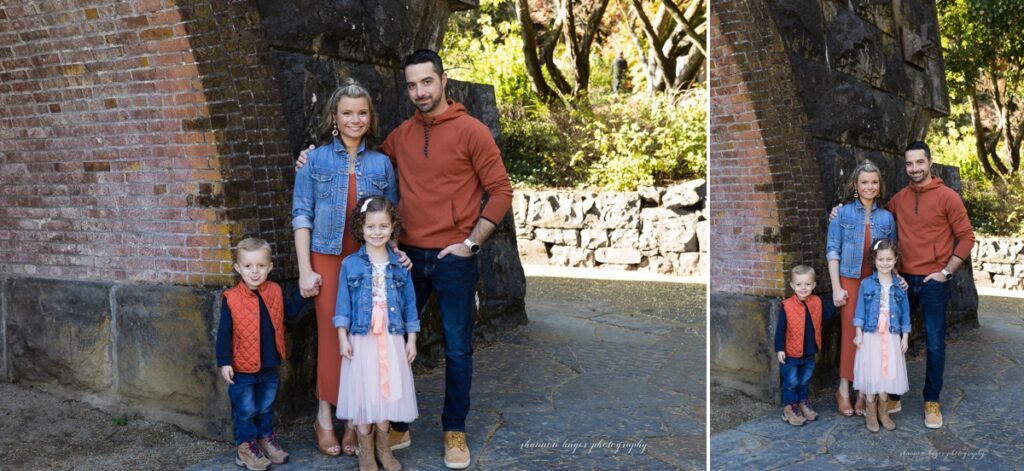 fall family photos at george rogers park in lake oswego