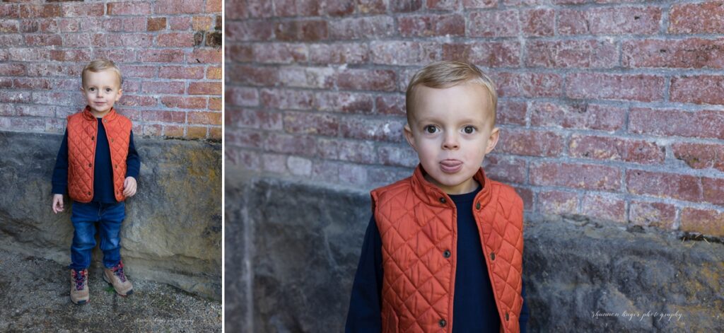 fall family photos at george rogers park in lake oswego