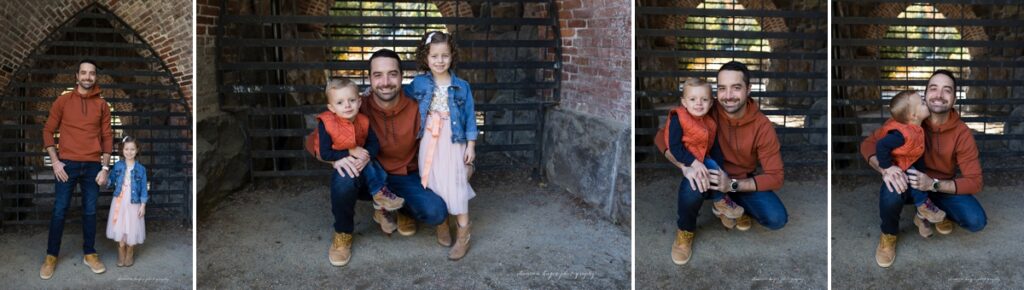 fall family photos at george rogers park in lake oswego