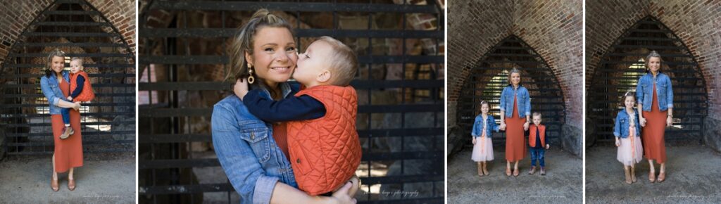 fall family photos at george rogers park in lake oswego