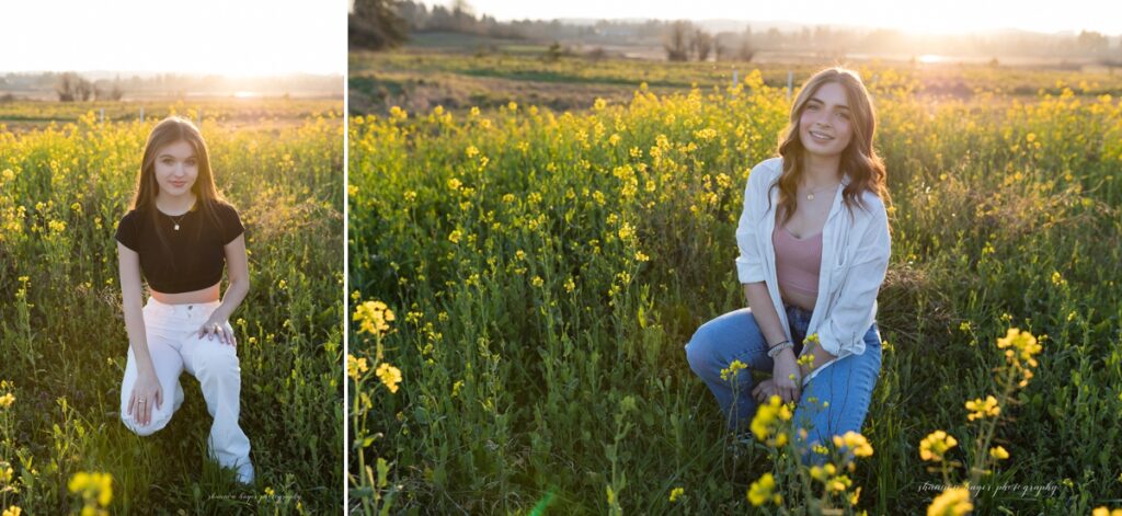 senior girl photos in sherwood oregon outside