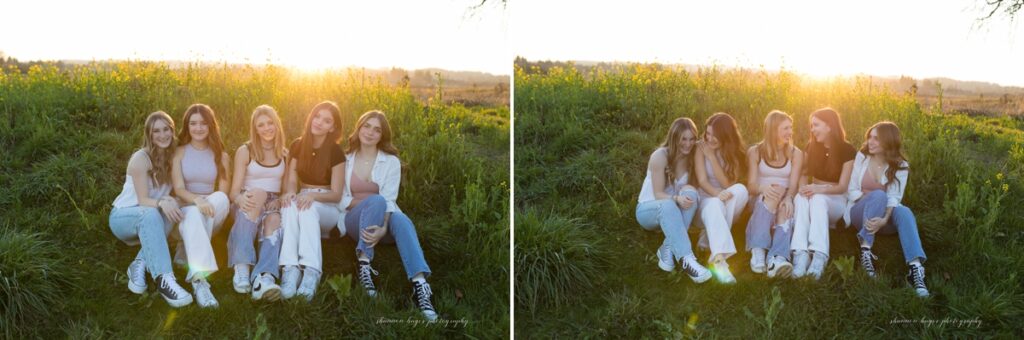 senior girl photos in sherwood oregon outside