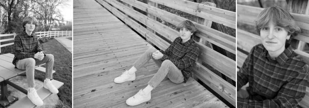 sherwood senior boy photo session at wildlife refuge