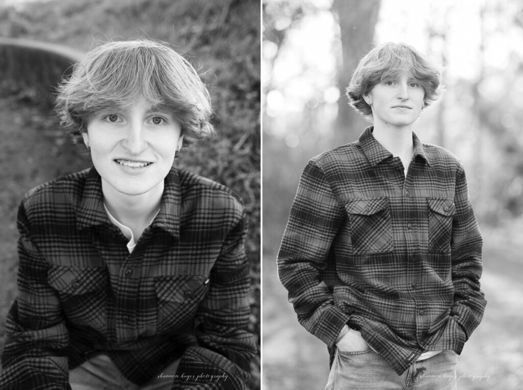 sherwood senior boy photo session at wildlife refuge