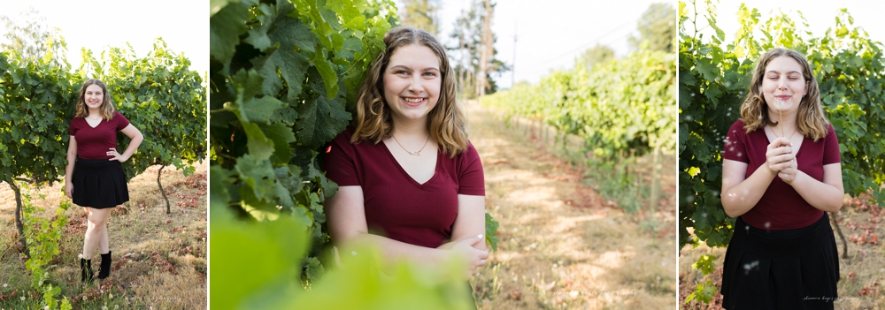sherwood oregon senior photos outdoors