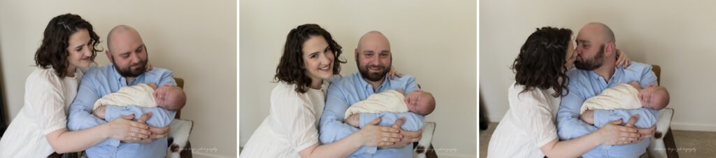 tigard newborn photographer in home session