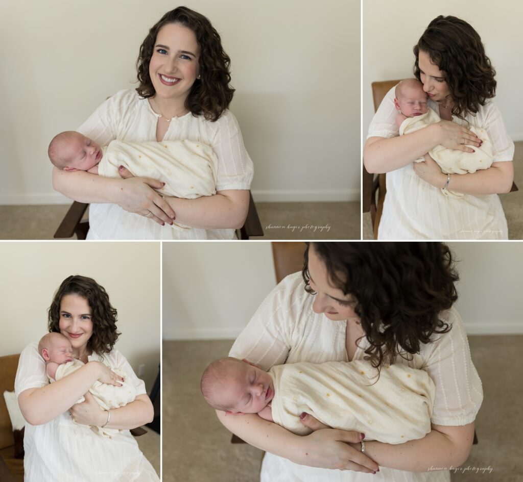 tigard newborn photographer in home session