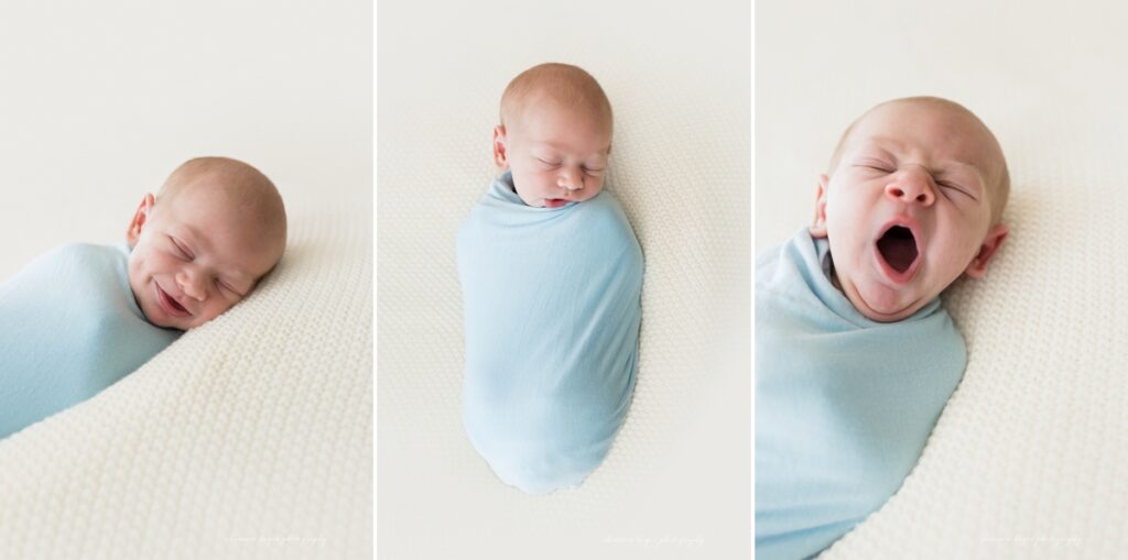 tigard newborn photographer in home session