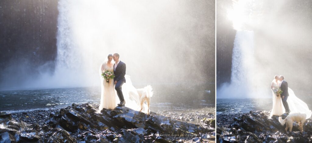 abiqua falls oregon elopement