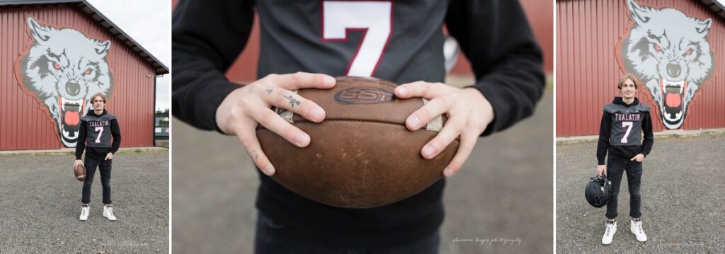 tualatin football senior photo