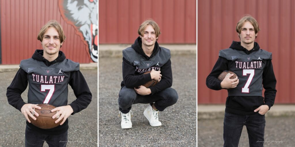 tualatin football senior photo