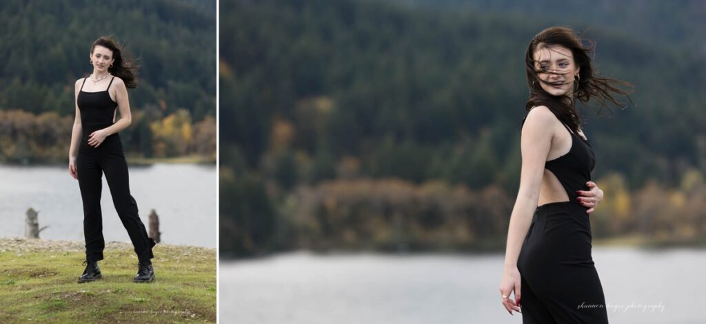 hood river senior photos at government cove