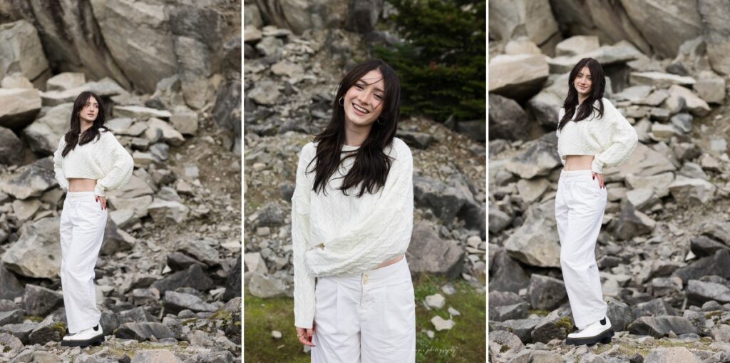 hood river senior photos at government cove