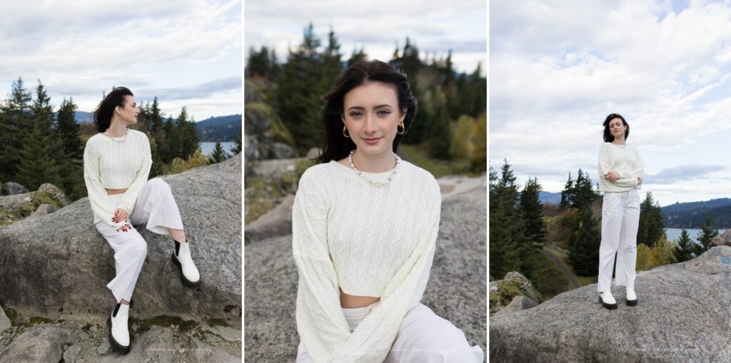 columbia river gorge senior photo by shannon hager photography