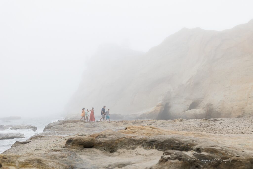 oregon coast family photos in pacific city