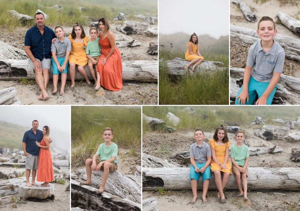 oregon coast family photos in pacific city
