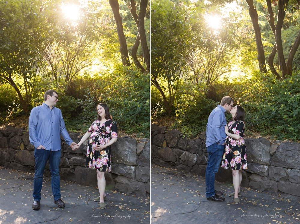 Sherwood maternity photo session at the park