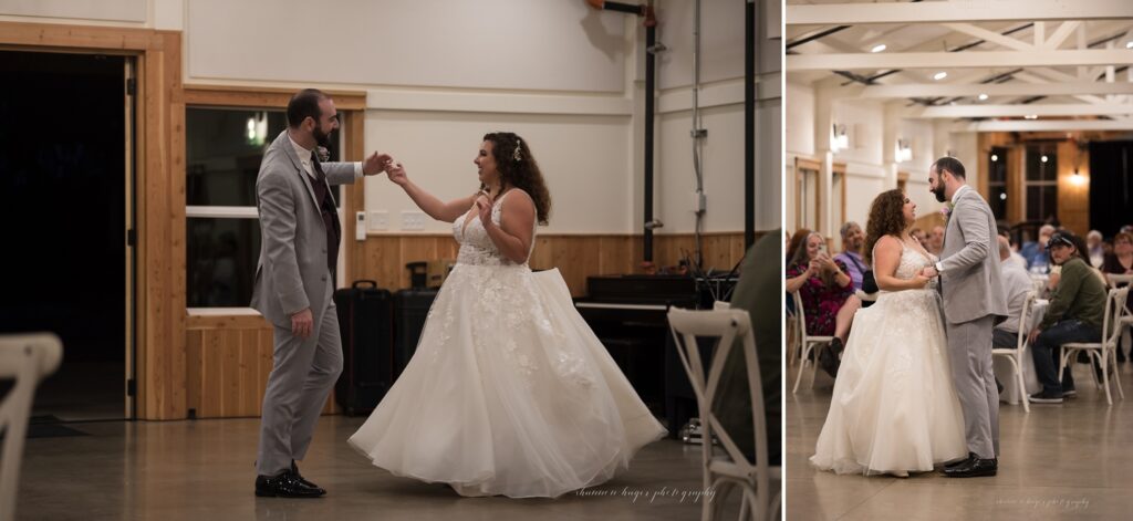 wedding reception in an oregon vineyard at aurora colony