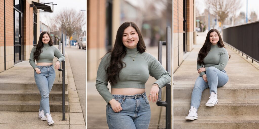 senior photos in old town sherwood