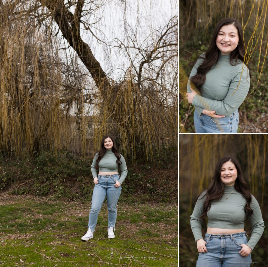 senior photos in old town sherwood