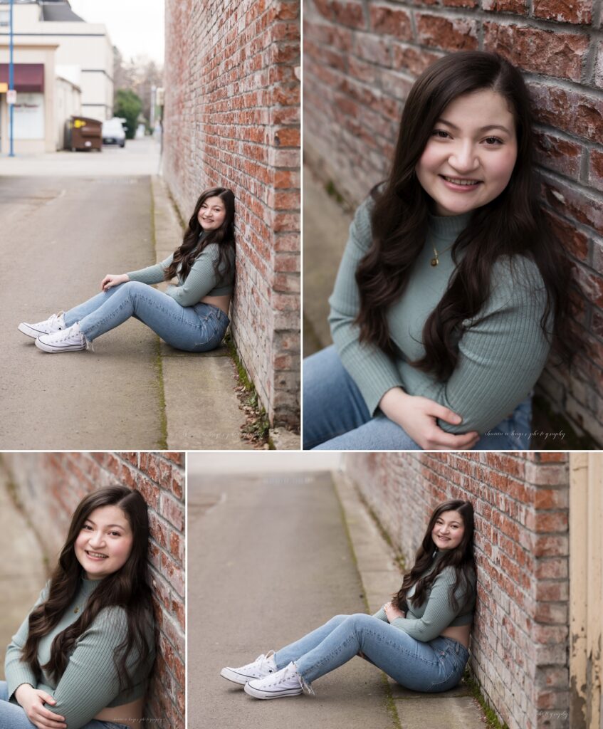 senior photos in old town sherwood