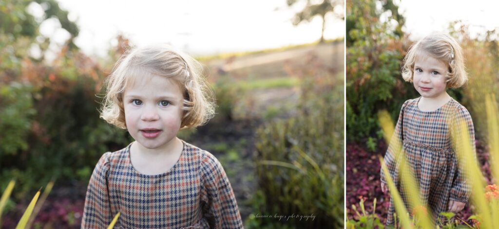 fall family photos at oregon winery