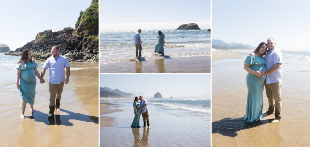 cannon beach maternity photos
