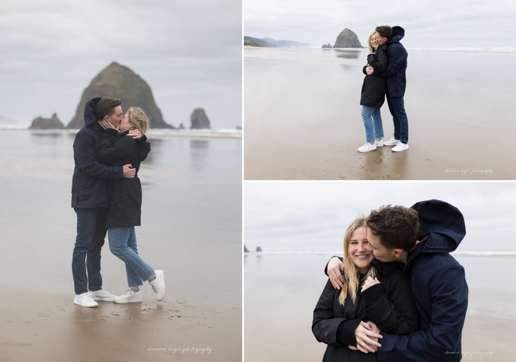 cannon beach wedding proposal