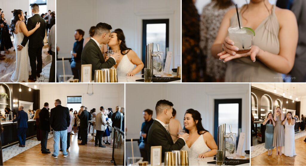 wedding reception at The Arc Light in Oregon City