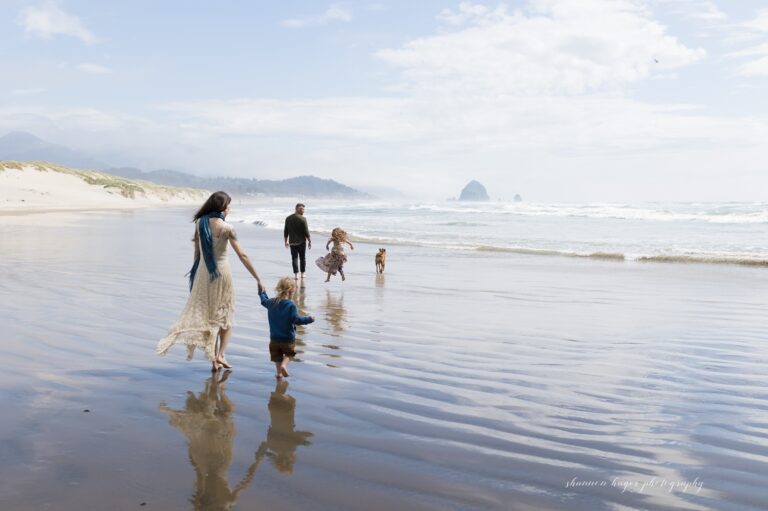 Chapman Beach, Cannon Beach family photos