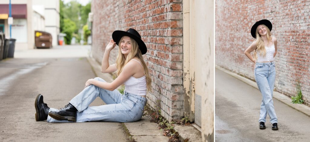 spring senior girl photos sherwood oregon
