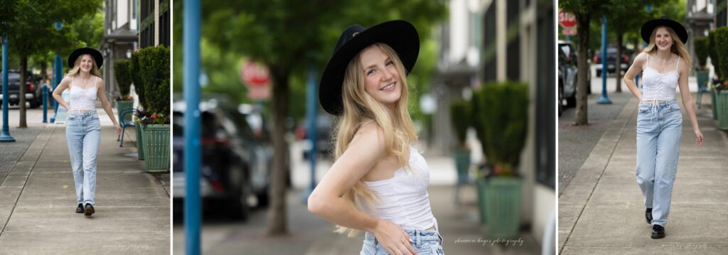 spring senior girl photos sherwood oregon
