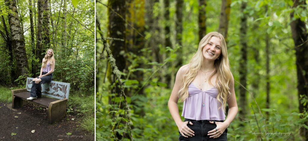 spring senior girl photos sherwood oregon