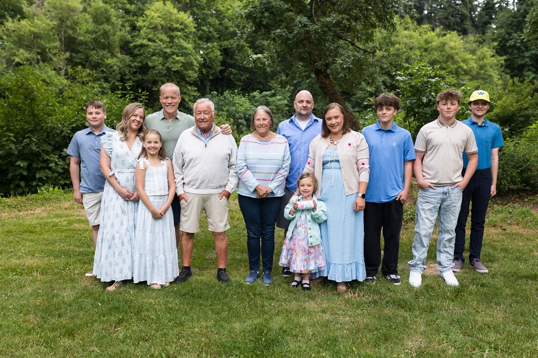 family photos at cook park in tigard