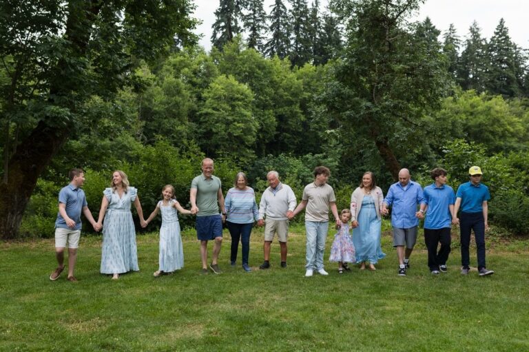 family photos at cook park in tigard