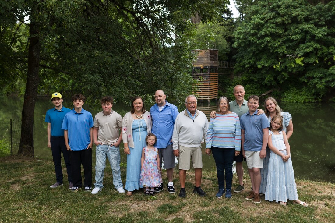 family photos at cook park in tigard