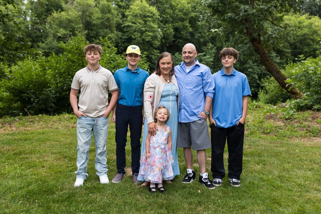 family photos at cook park in tigard