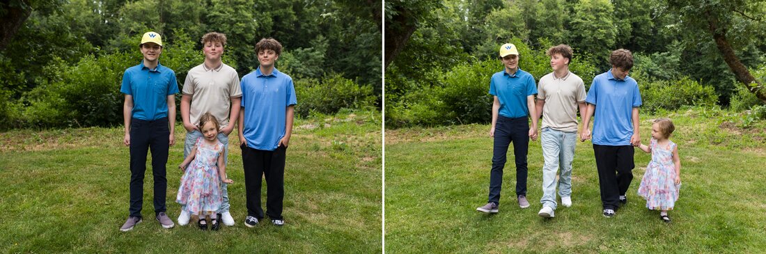 family photos at cook park in tigard