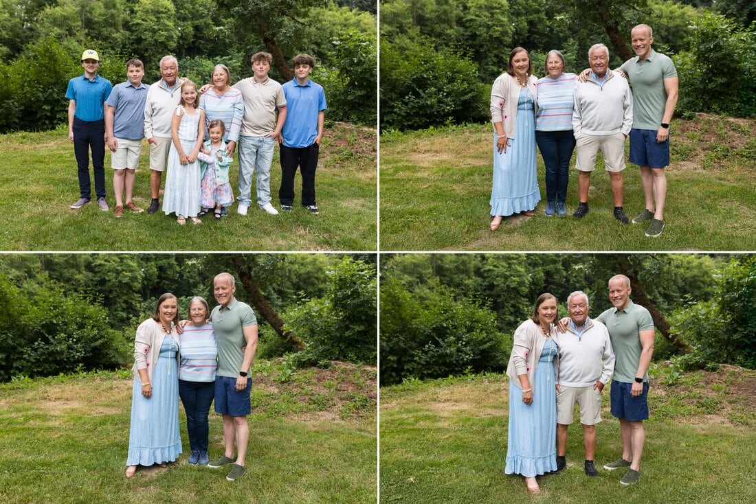 family photos at cook park in tigard